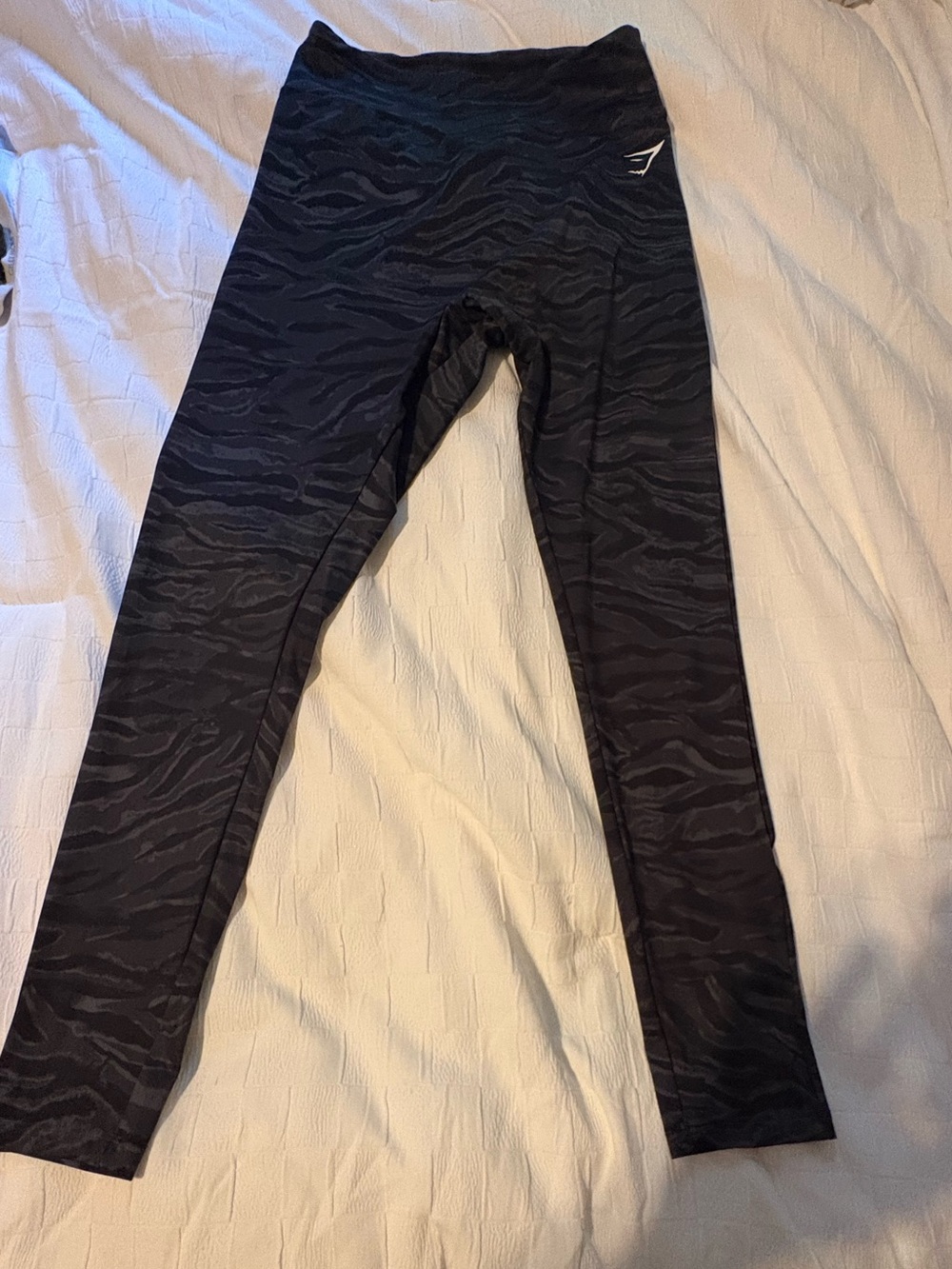 Gymshark Black Tiger-Print Leggings